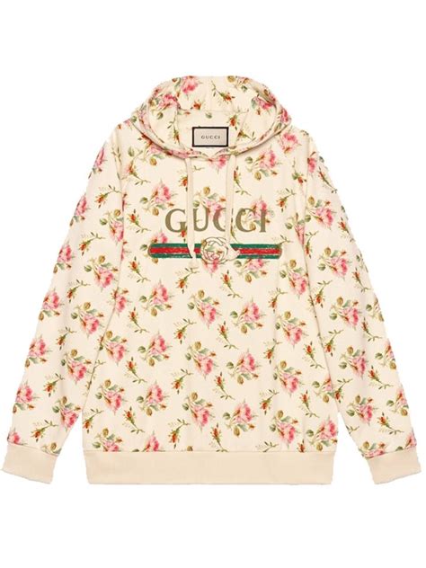 gucci hoodie roses|women's Gucci sweatsuit.